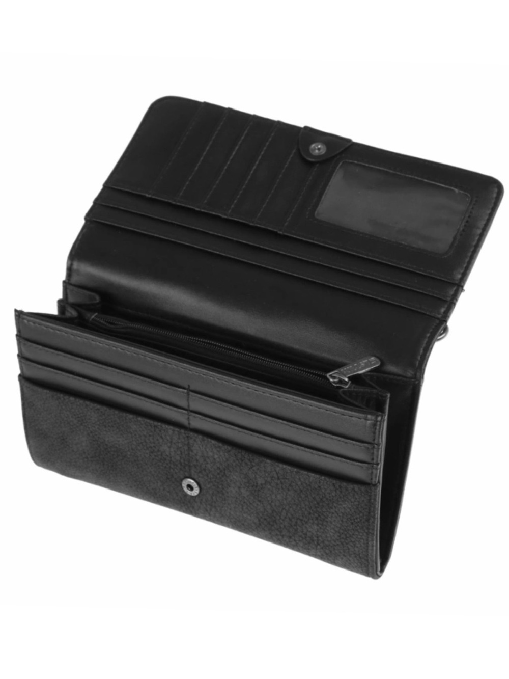 NWT KILLSTAR Midnight Dream Wallet Black Alternative Gothic Vegan Leather - Picture 3 of 8